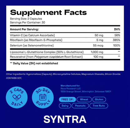 Liposomal Glutathione with NMN